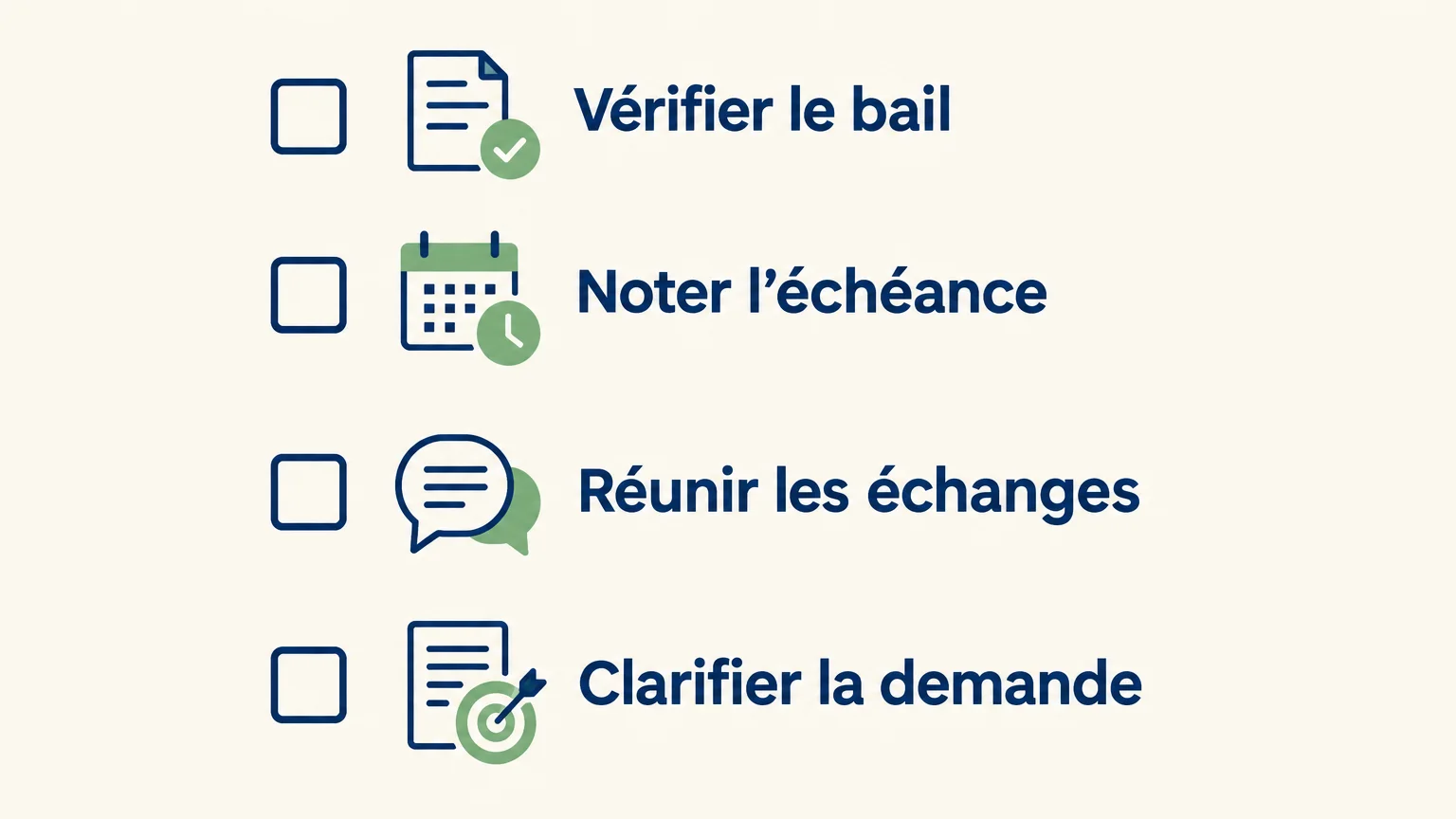 Checklist de préparation d’un dossier de bail commercial