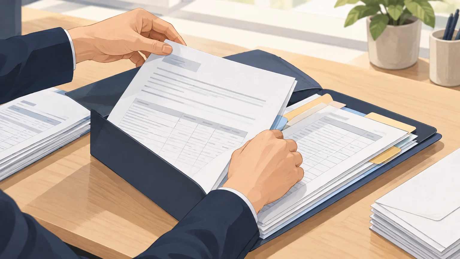 Classement de documents commerciaux pour préparer un dossier de concurrence déloyale