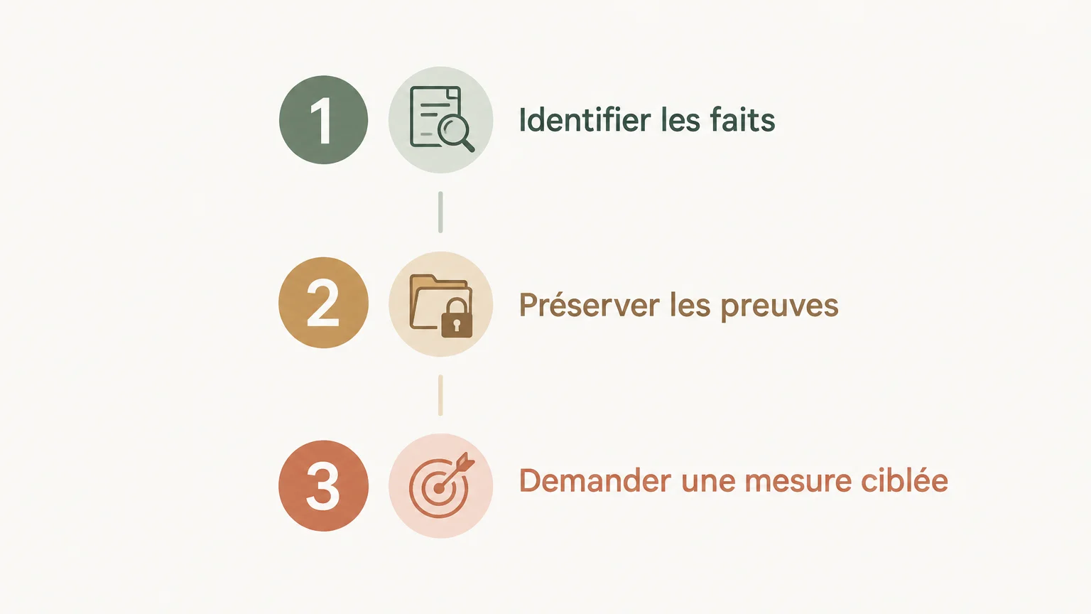 Trois étapes pour cibler une action en concurrence déloyale